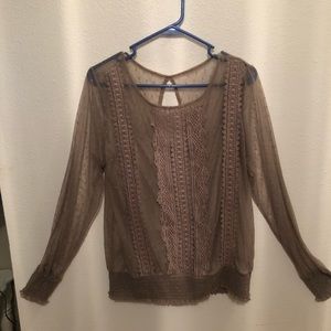 NWT Shear sexy blouse
